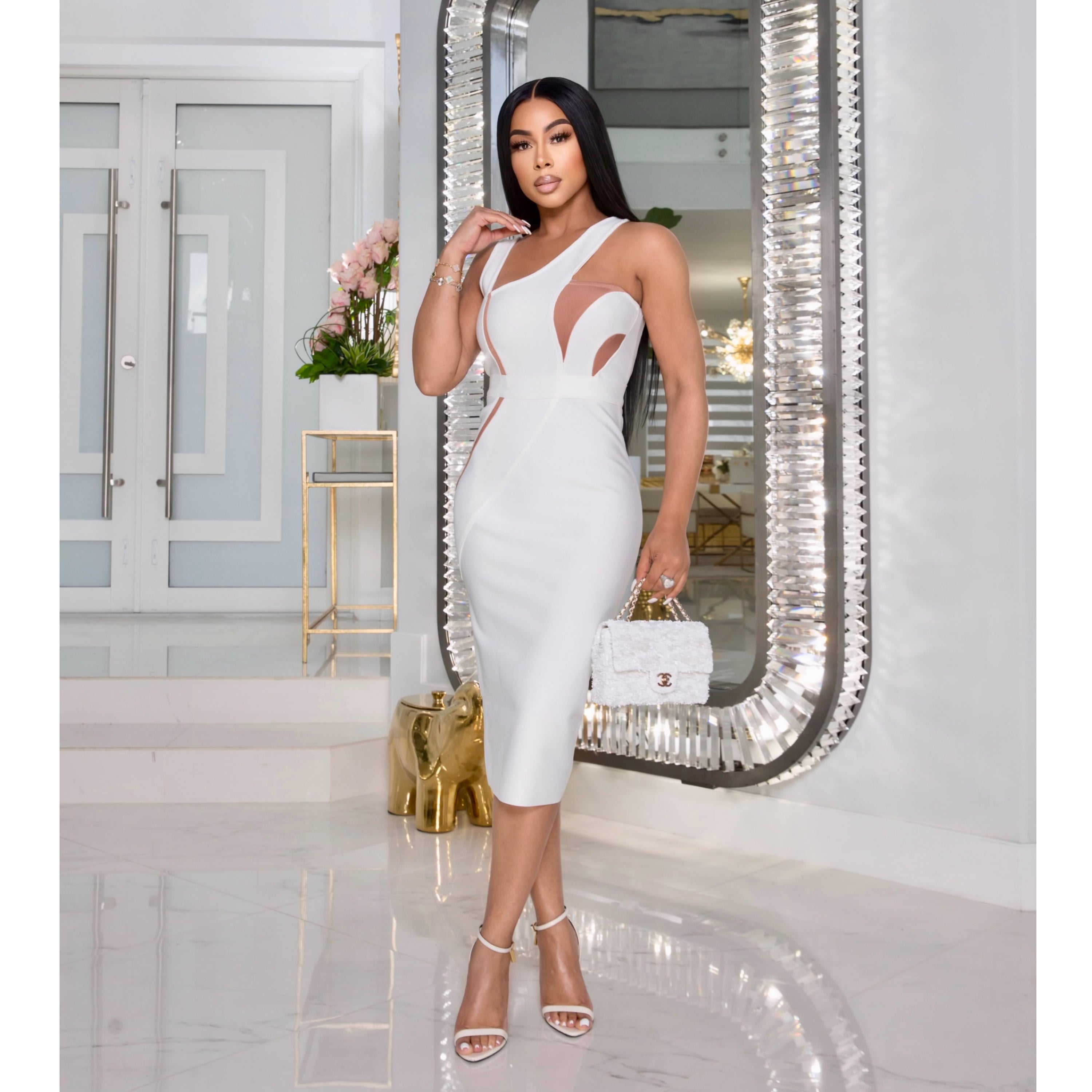 "Law Of Attraction" Bandage Dress