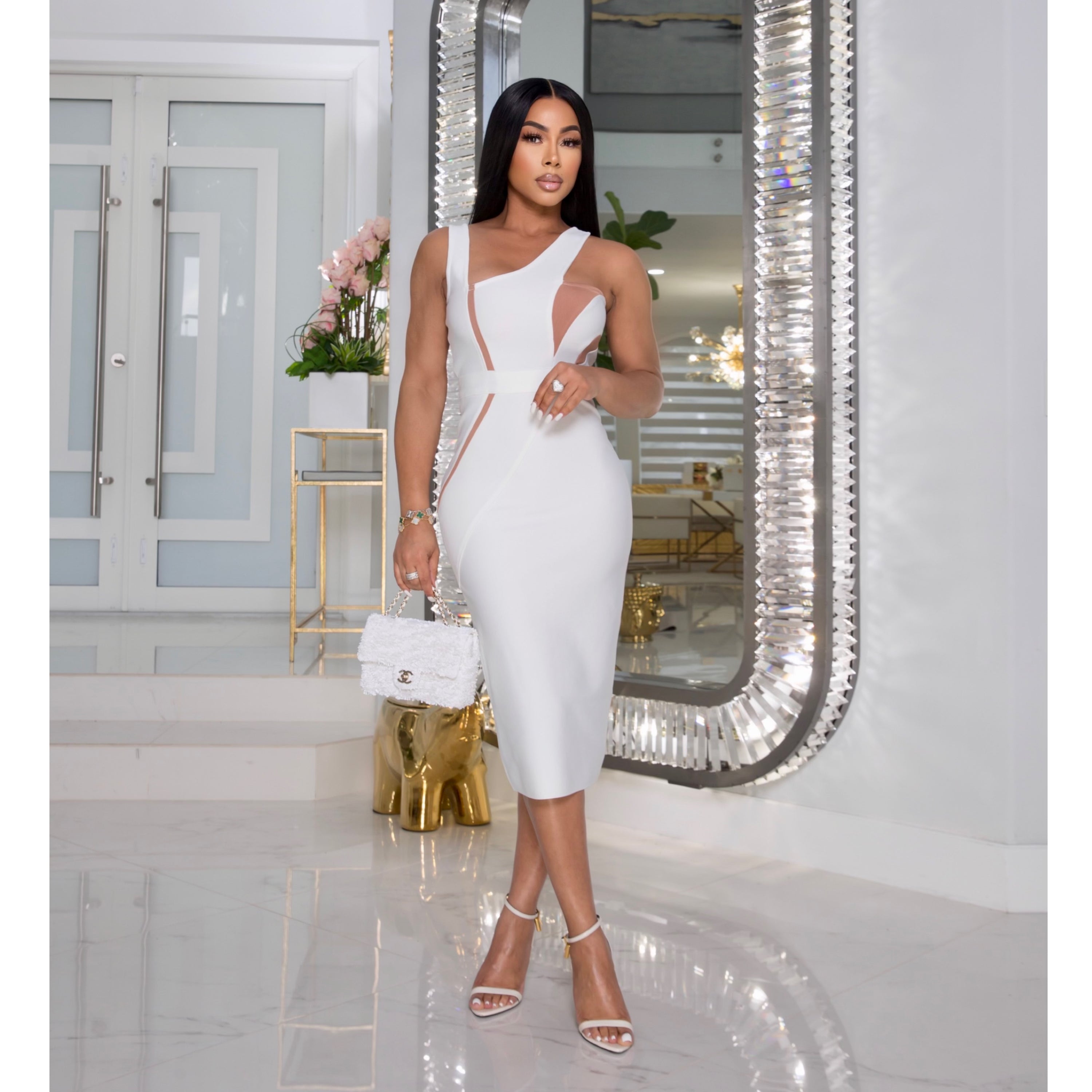"Law Of Attraction" Bandage Dress
