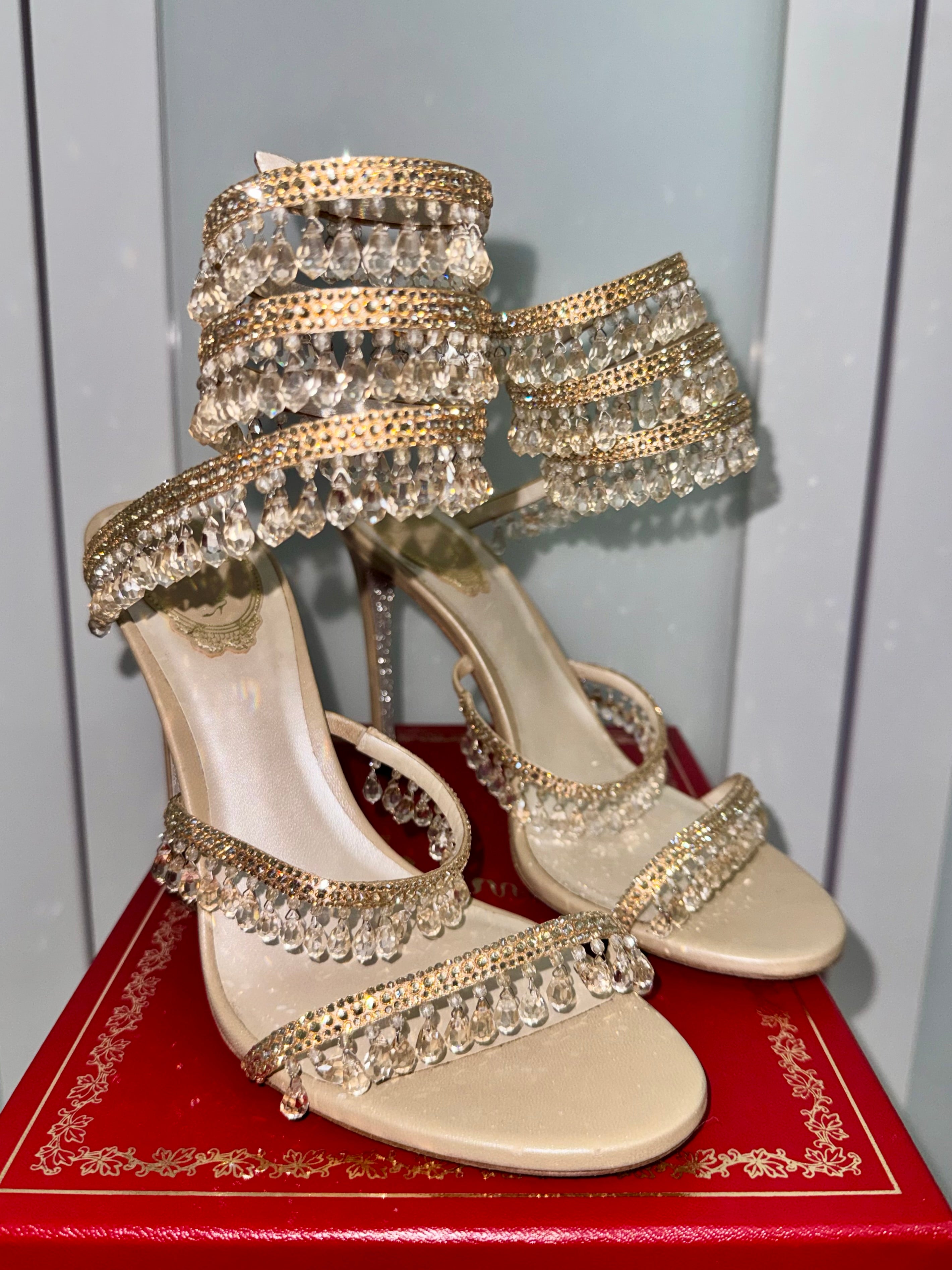 Rene Caovilla Chandelier Sandals ($2190)