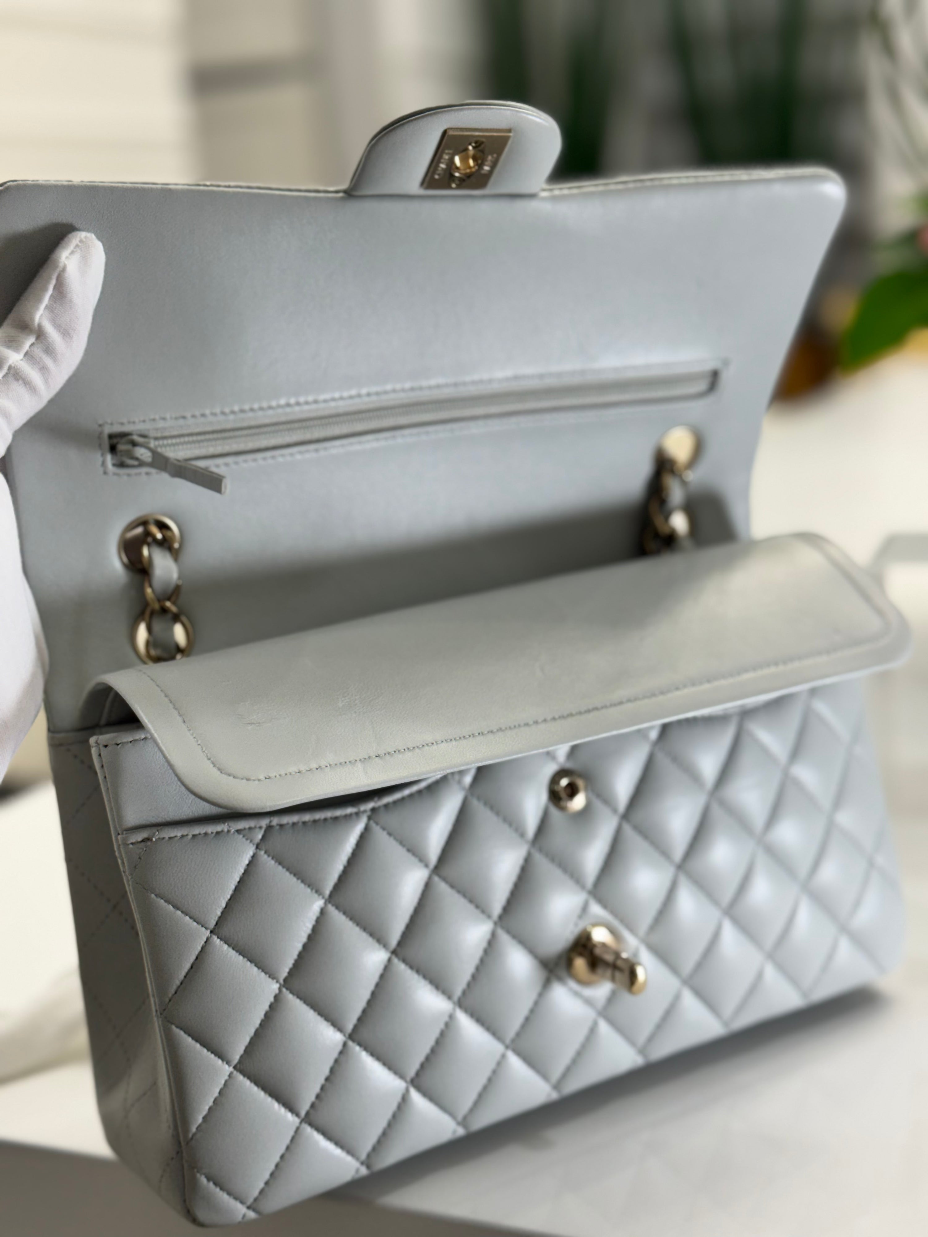 Chanel Lambskin Medium Double Flap