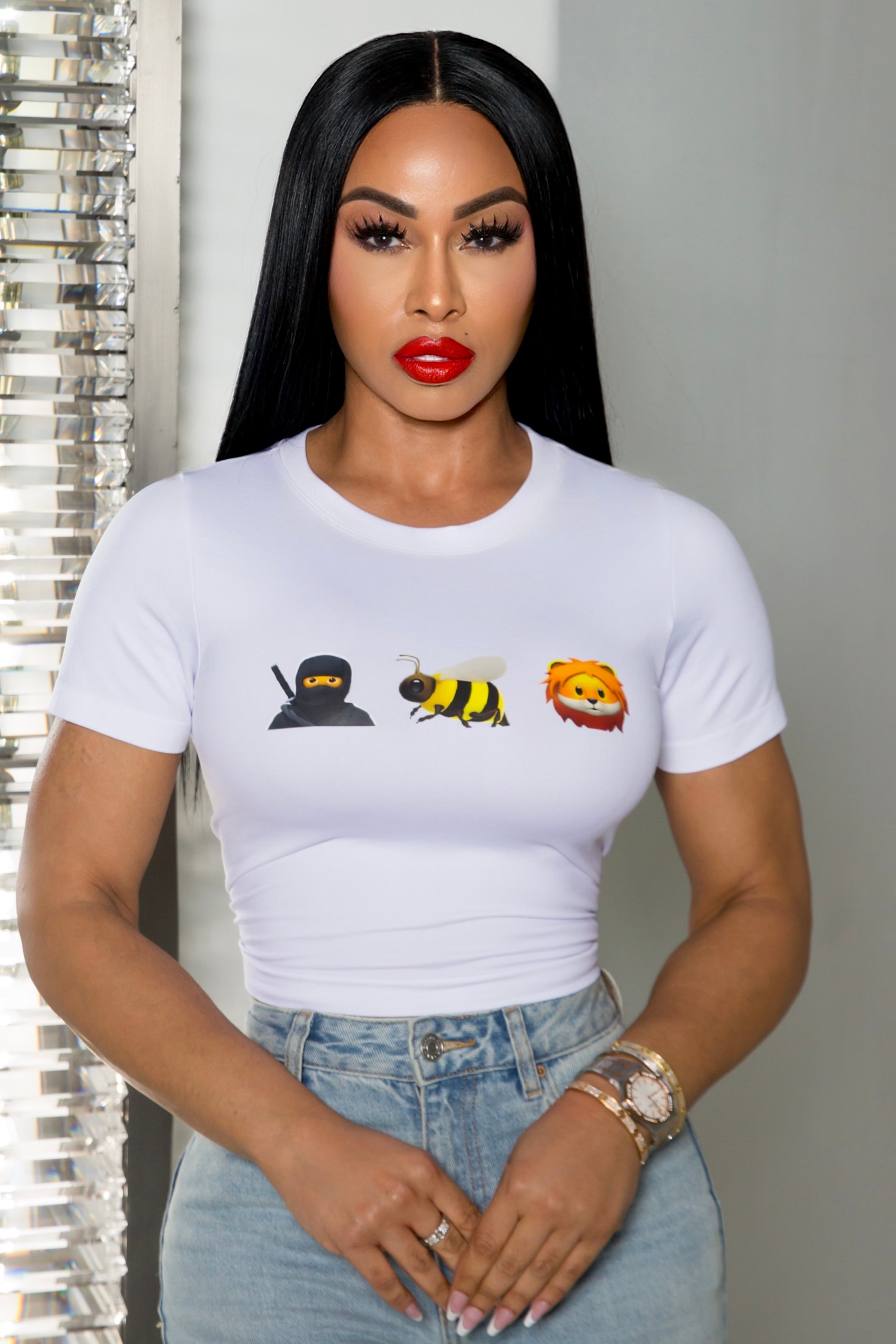 "Say Less" Stretch Tee