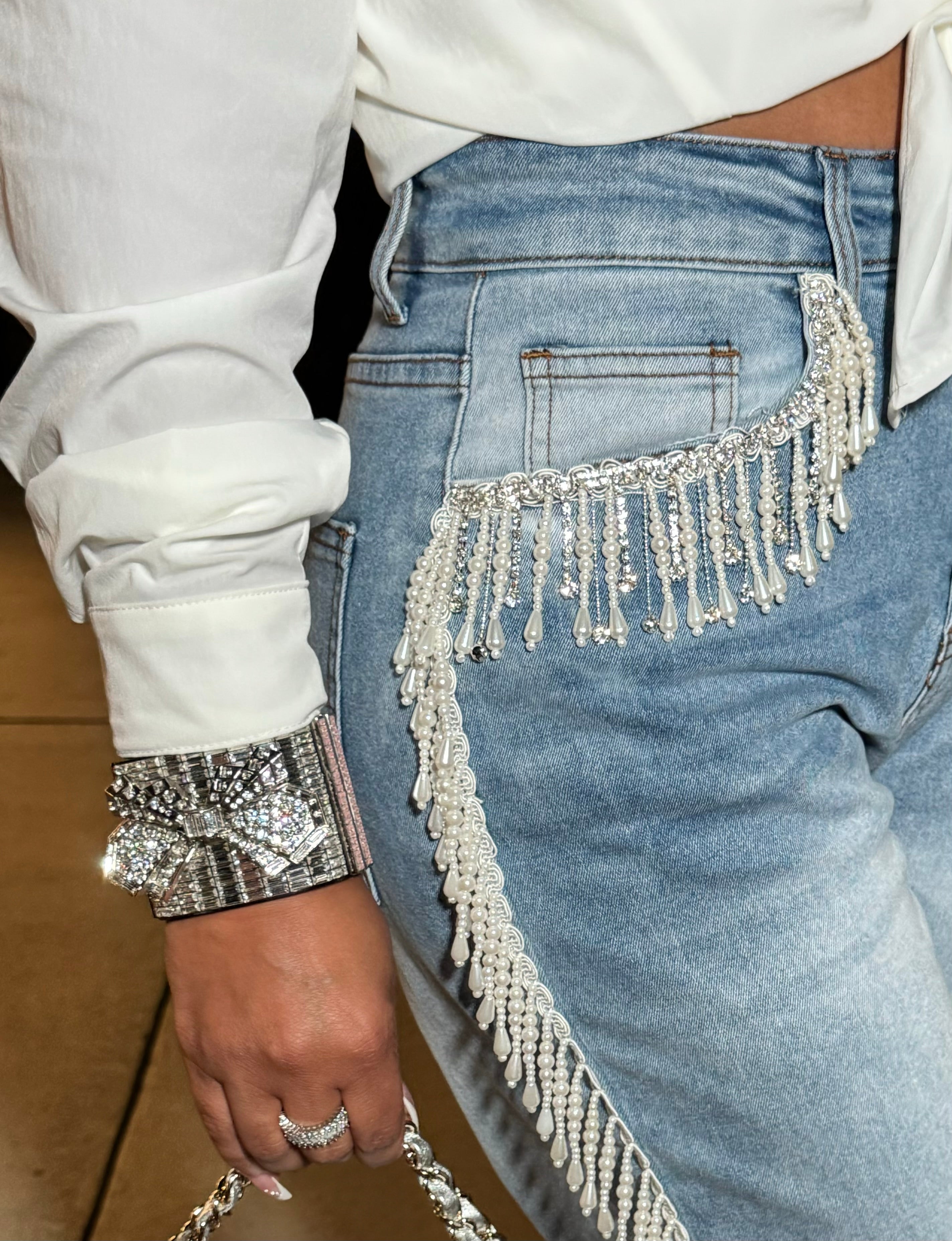 "Diamonds & Pearls" Jeans