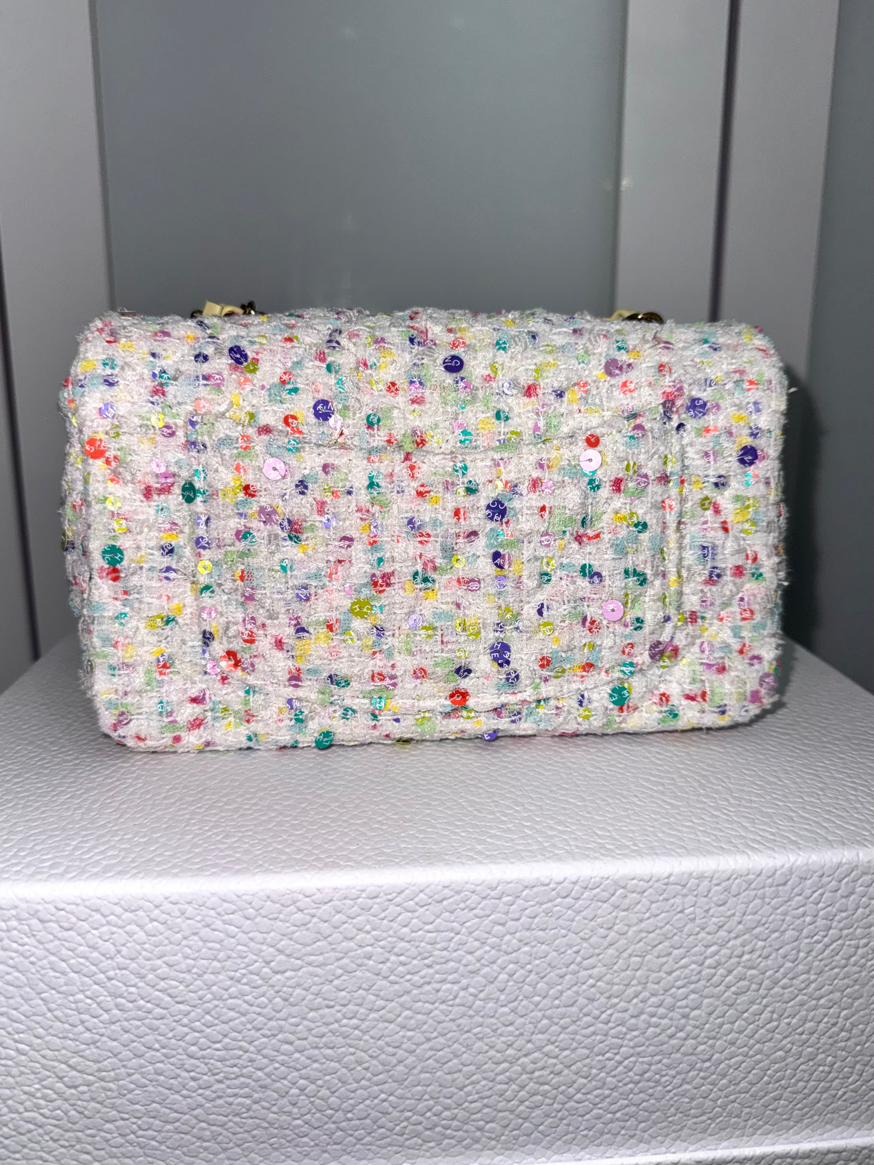 Chanel Sequin Tweed Bag