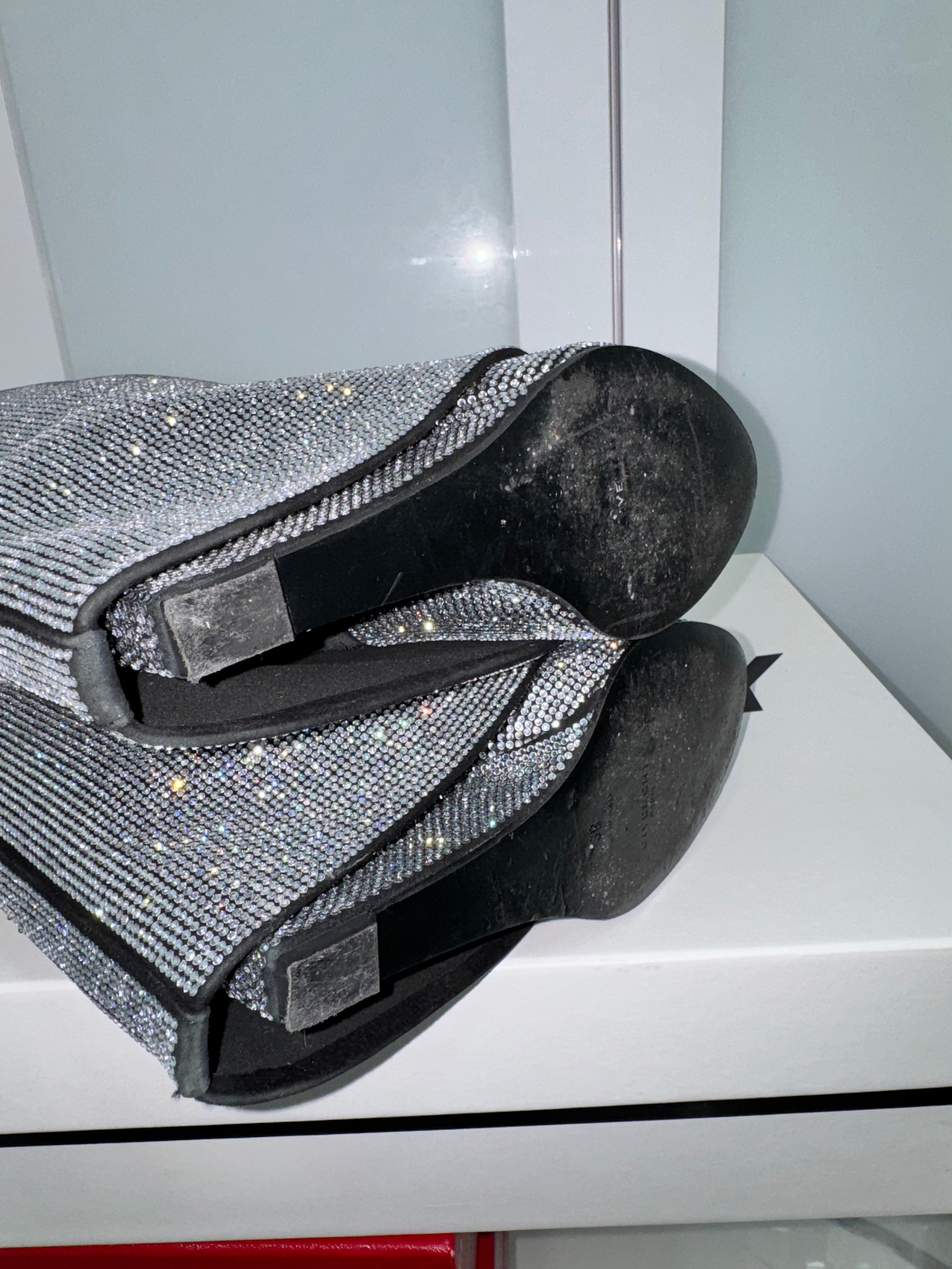 Givenchy Crystal Shark Lock Boots ($4,900)