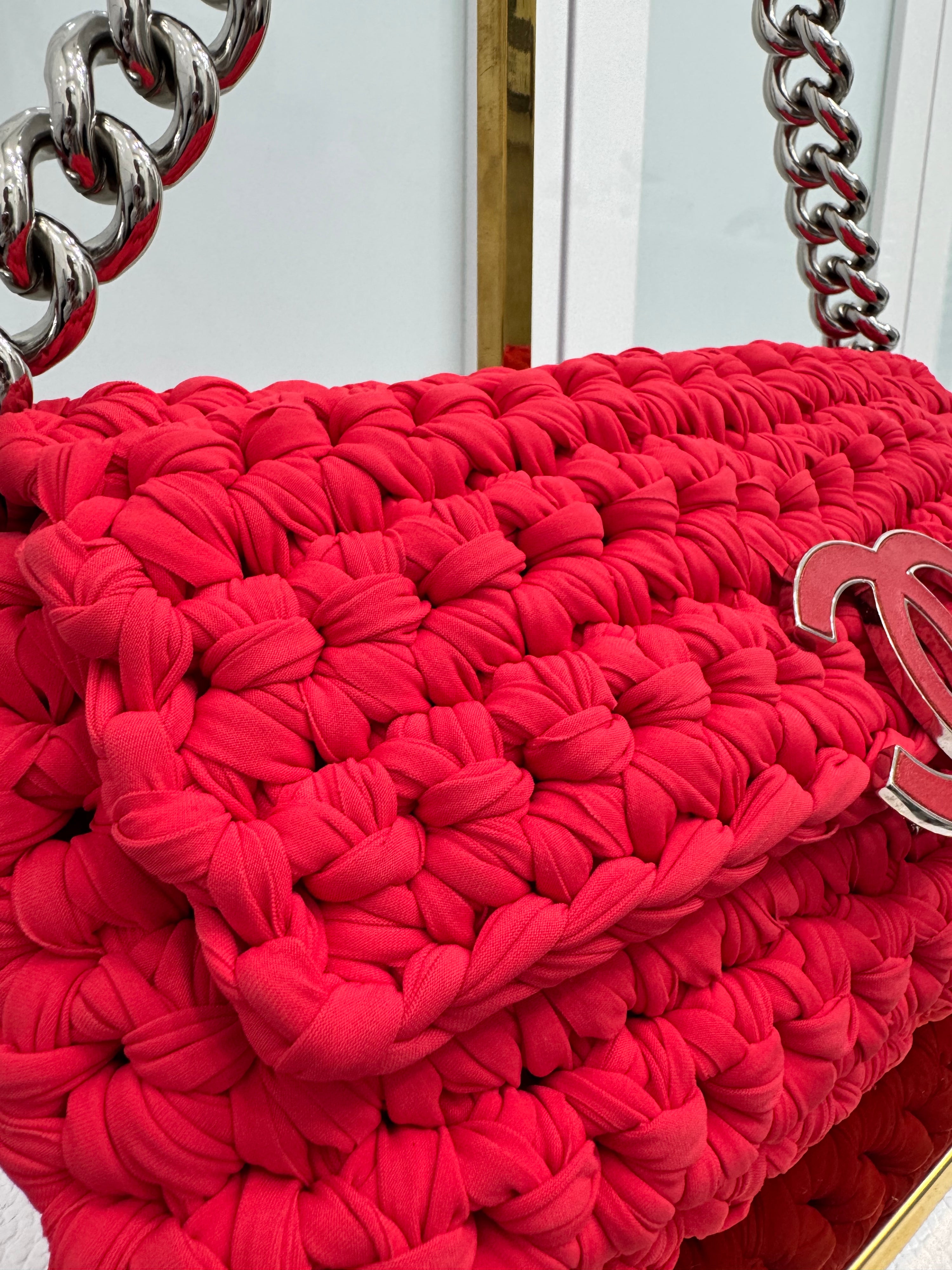 Chanel Crochet Flap Bag