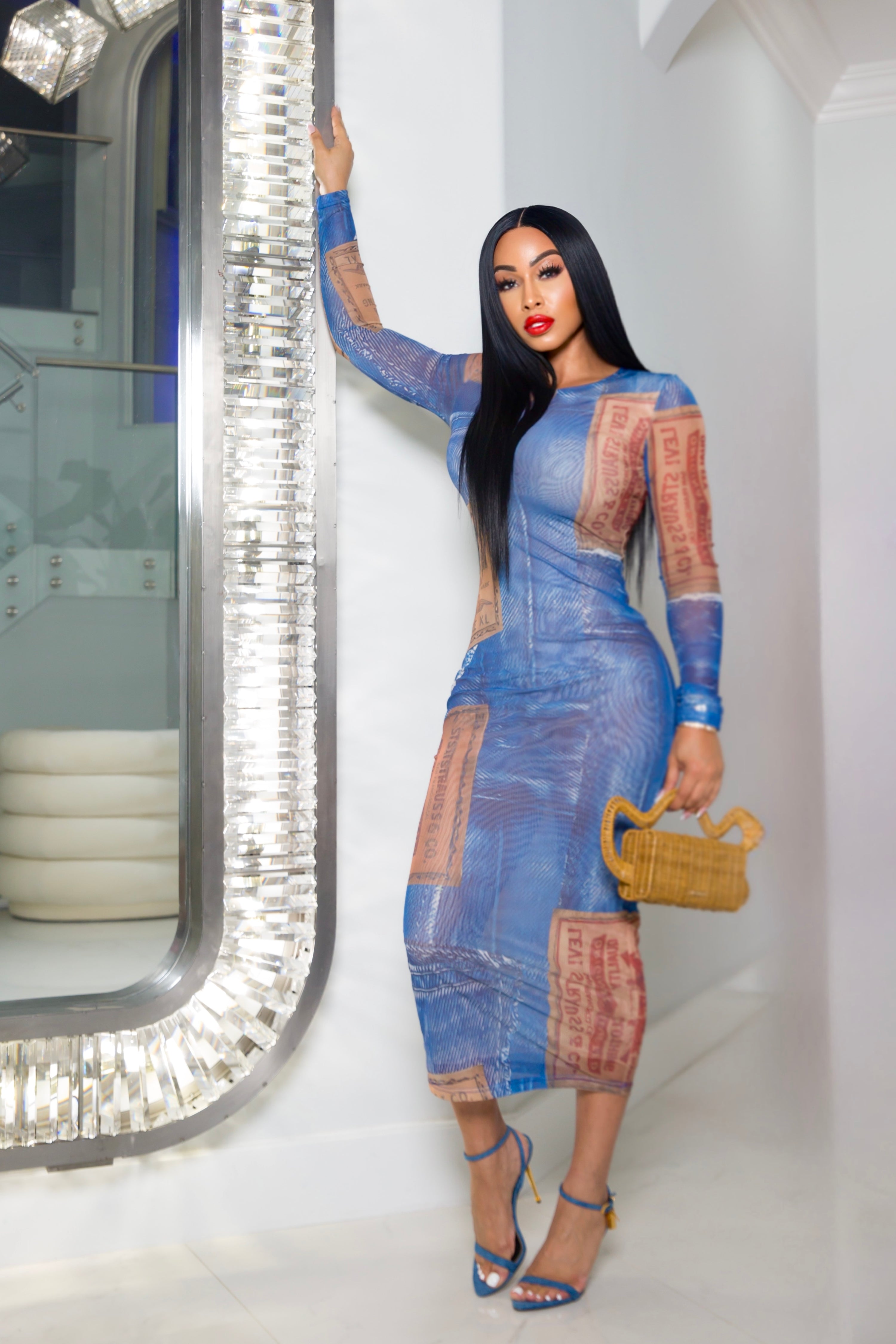 “Denim Illusion" Dress