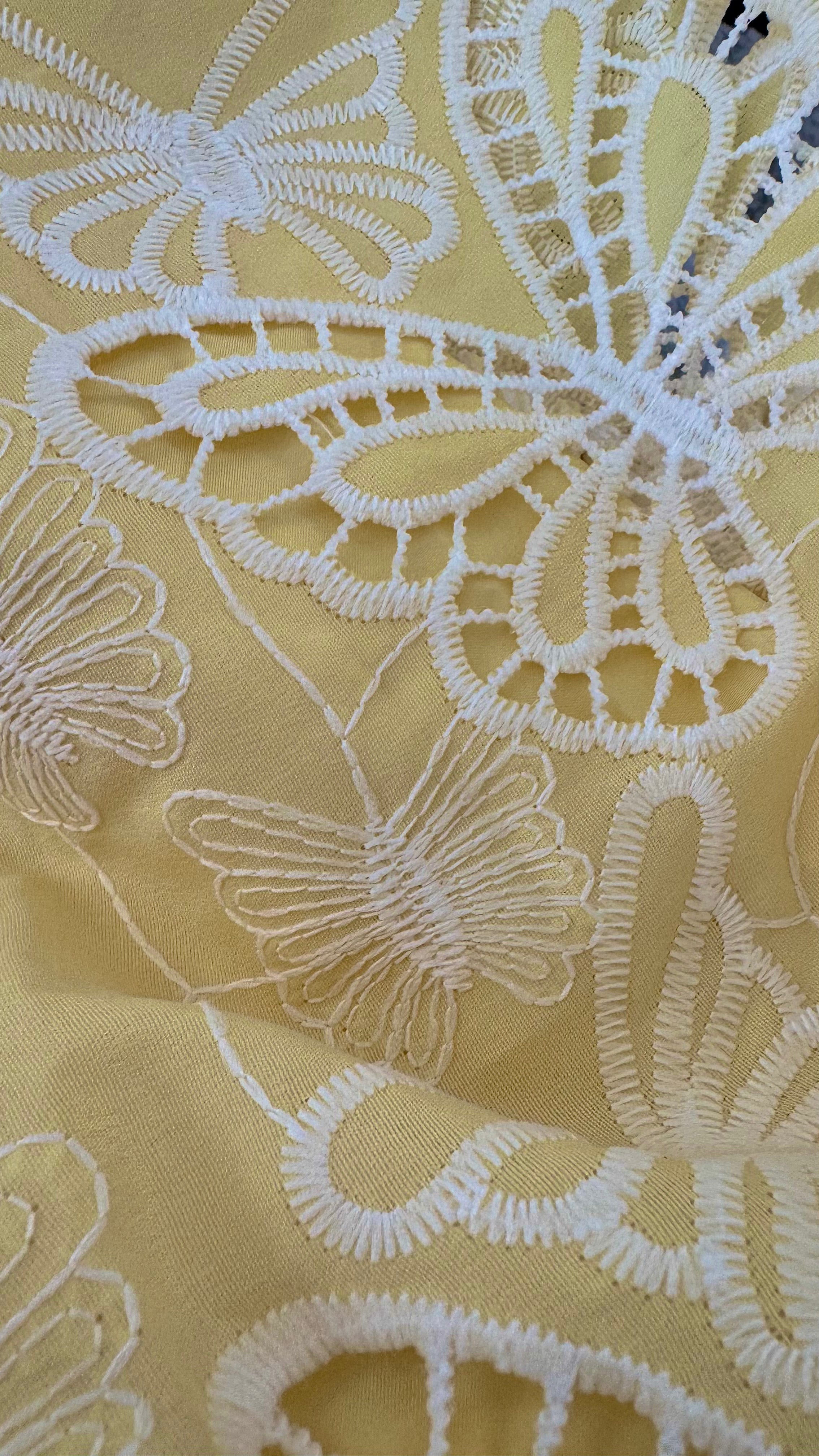 “Butterfly Kisses" Embroidered Skirt Set