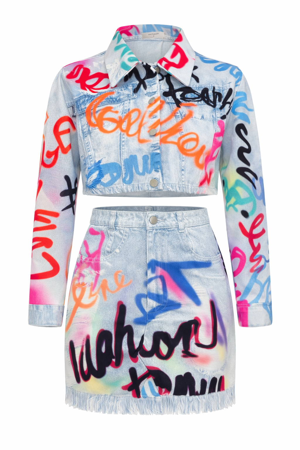 "Graffiti" Skirt Set