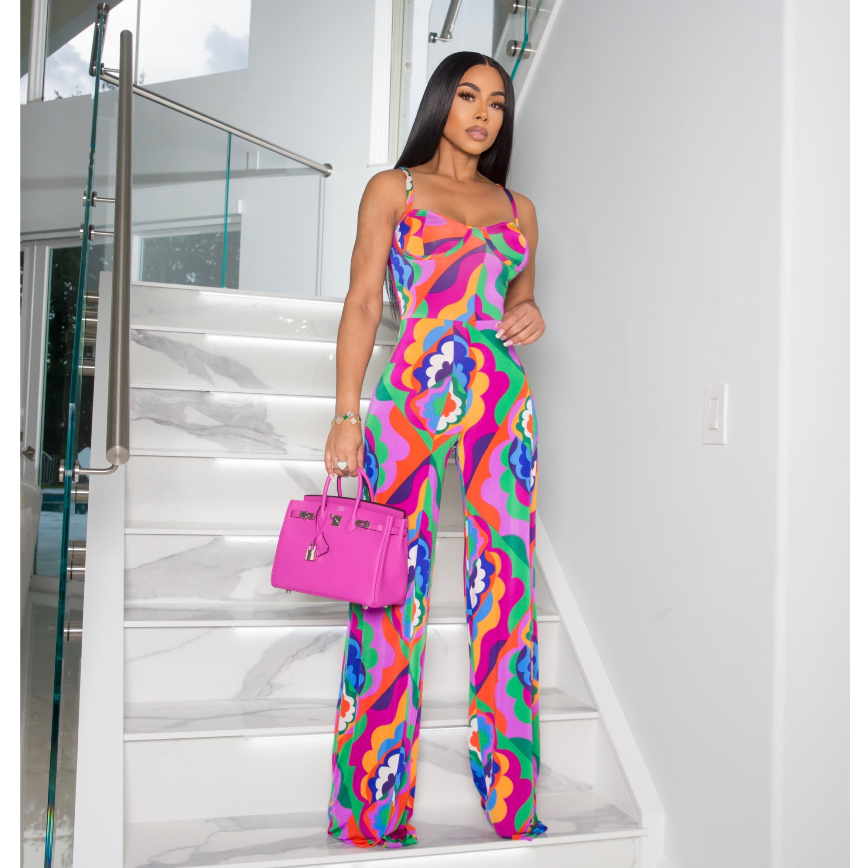 "Aisha" Stretch Jumpsuit