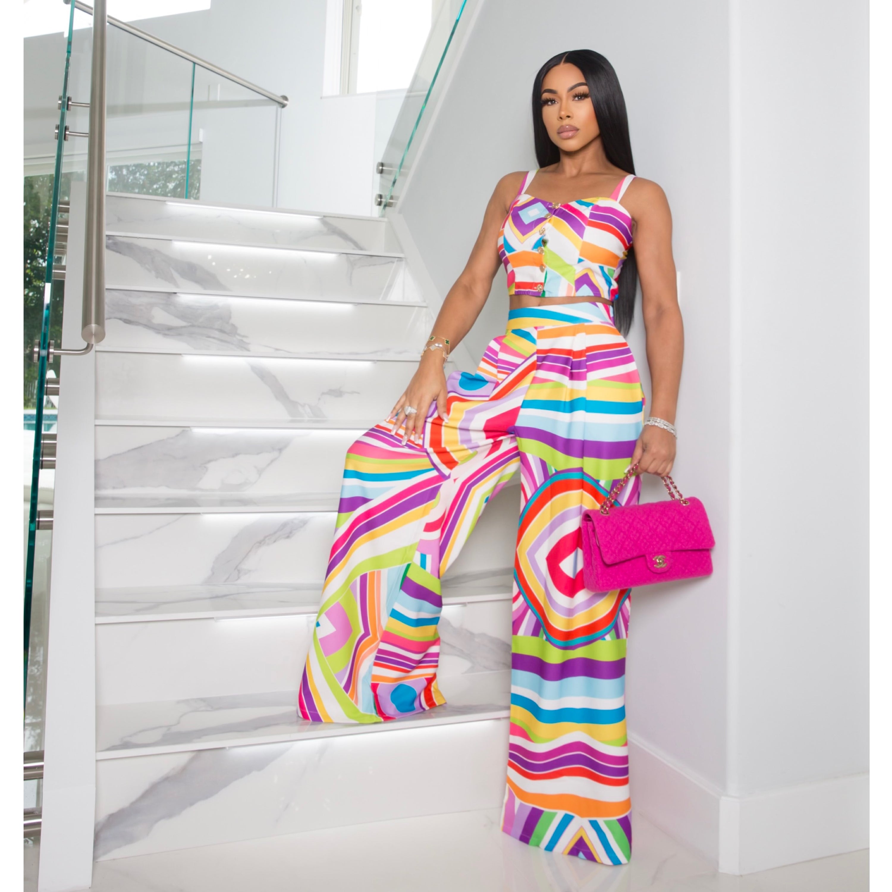"Mesmerize" Palazzo Set