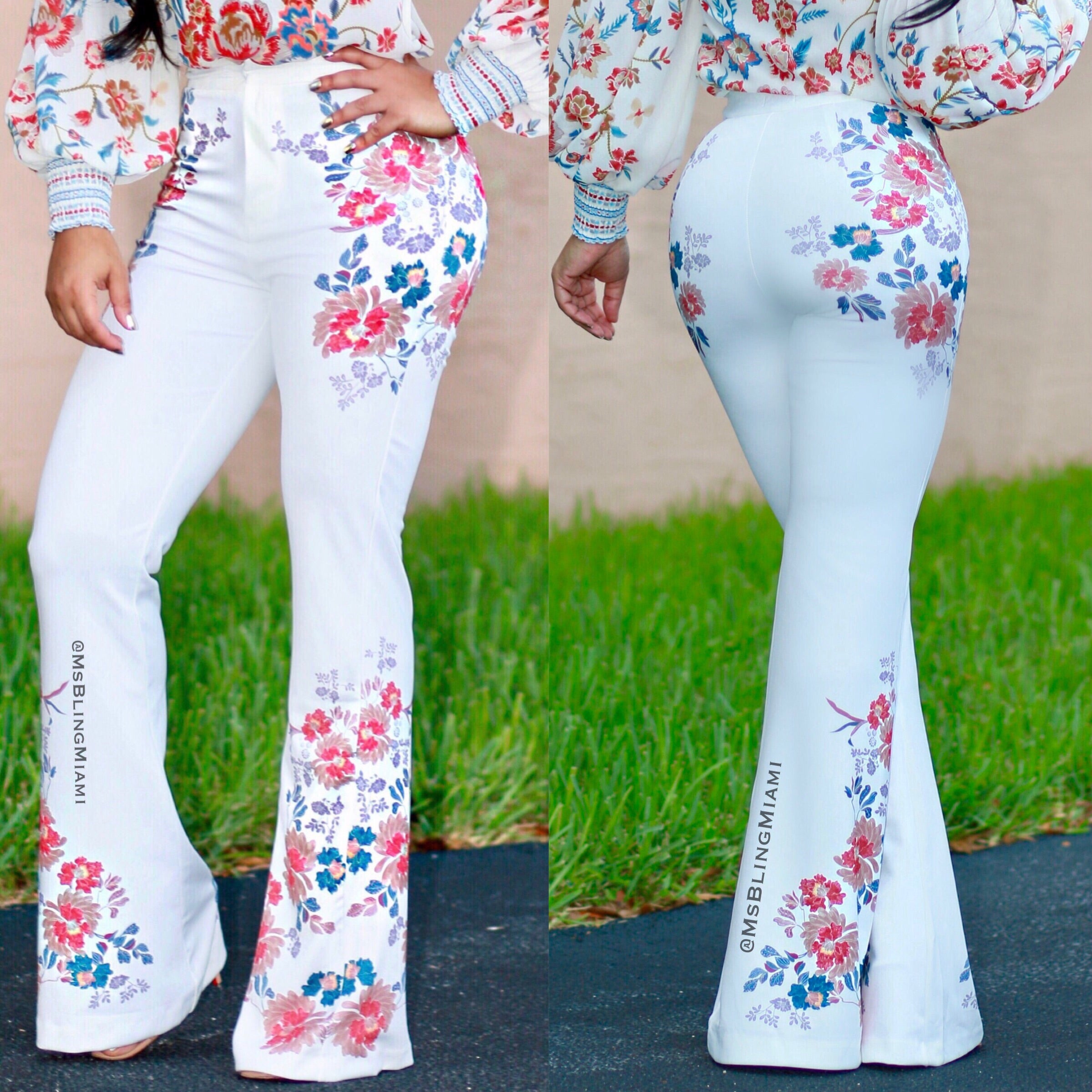 Portia High Waist Flare Pants (Final Sale‼️)