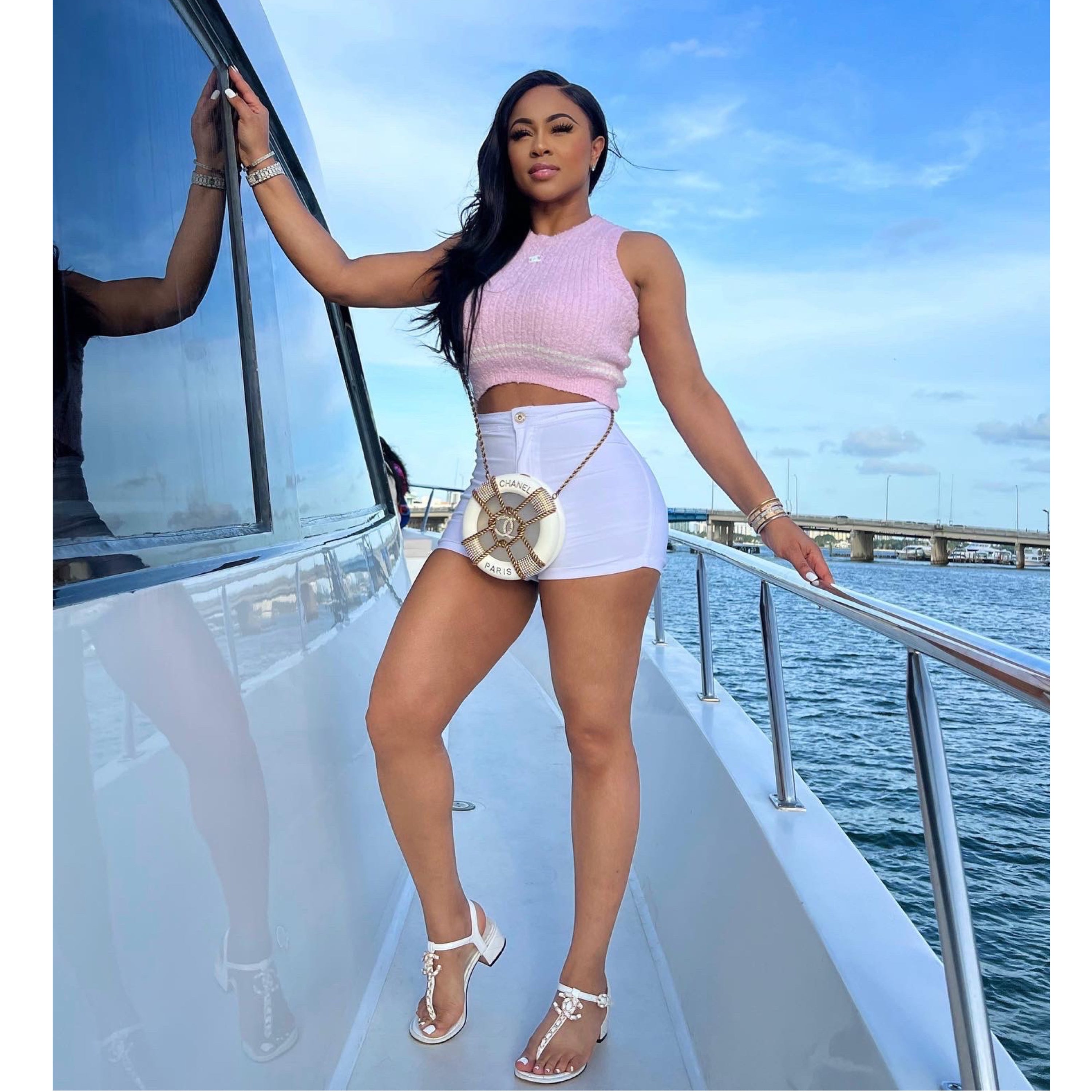 "Uptown" High Waist Shorts